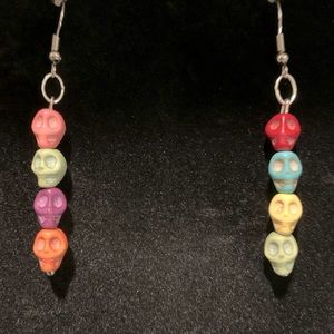 Skull earrings